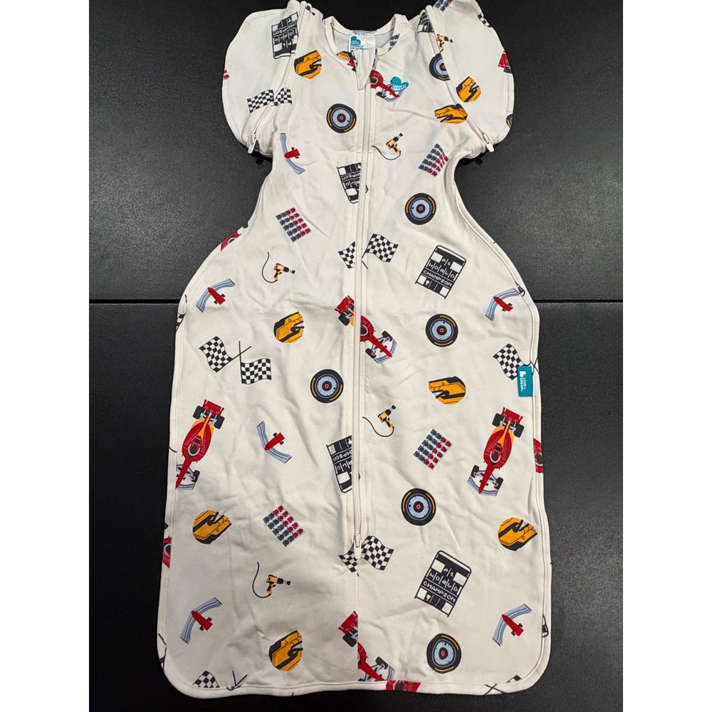 Love To Dream Swaddle Up Hip Harness Transition Bag 1.0 TOG Race Car Large Sz 0